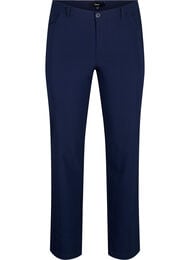 Klassieke broek van viscosemix, Blauw