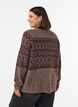 Vest met jacquardpatroon, Bruin, Model image number 2