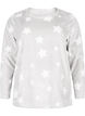 Blouse met lange mouwen en sterren, Grey Star, Packshot image number 0