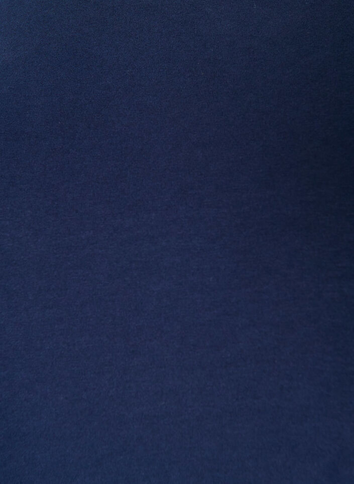 Basic jerseyblouse met lange mouwen, Blauw, Packshot image number 2