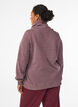 FLASH - Sweatshirt met hoge kraag en zakken, Rood, Model image number 2