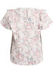 Katoenen blouse met broderie anglaise en ruches, Rood, Packshot image number 1