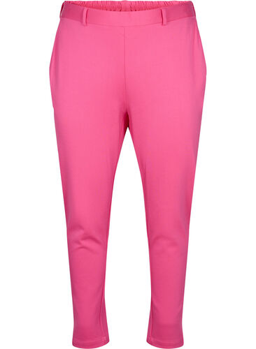 Cropped broek met zakken, Shocking Pink, Packshot image number 0