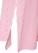 Enkellange overhemdjurk met strikceintuur en strepen, Roze, Packshot image number 3