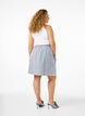 Korte katoenen rok met elastische tailleband, Blauw, Model image number 2
