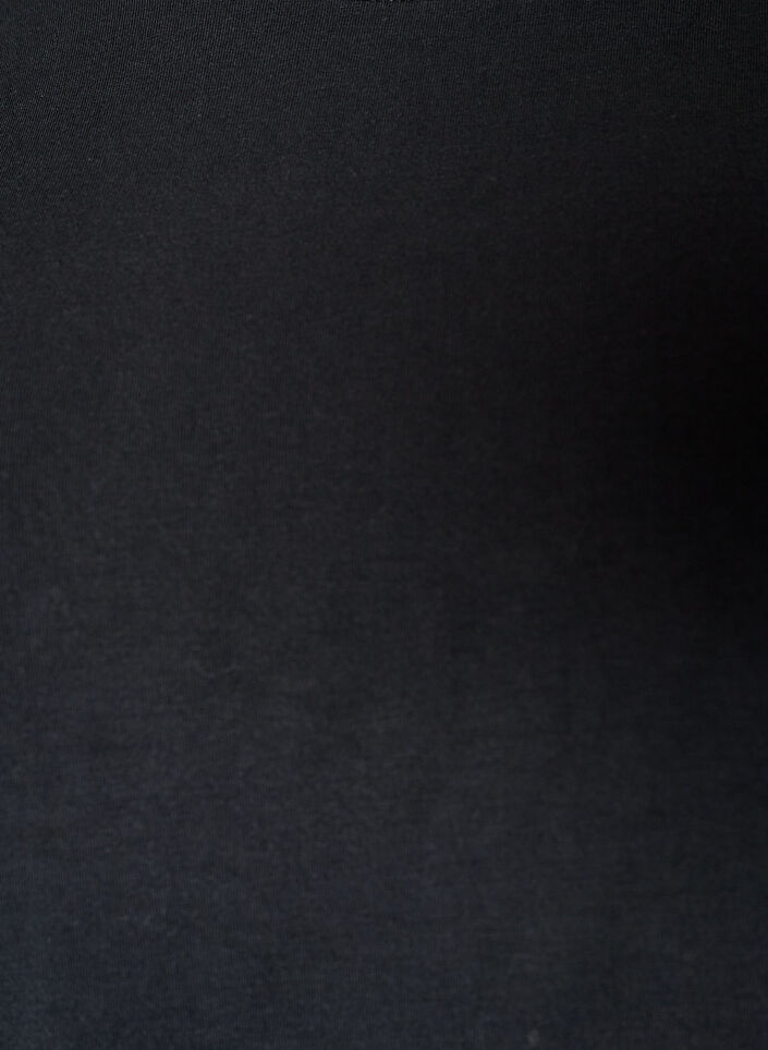 Nacht T-shirt met contrasterende band, Zwart, Packshot image number 2
