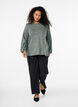 FLASH - Jersey blouse met lange mouwen, Groen, Model image number 1