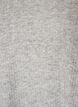 Jersey blouse met geribde textuur en V-hals, Grijs, Packshot image number 2