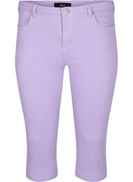 Strakke Emily capri broek, Lavender