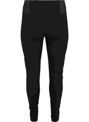 Legging met breed elastiek in de taille, Black, Packshot image number 1