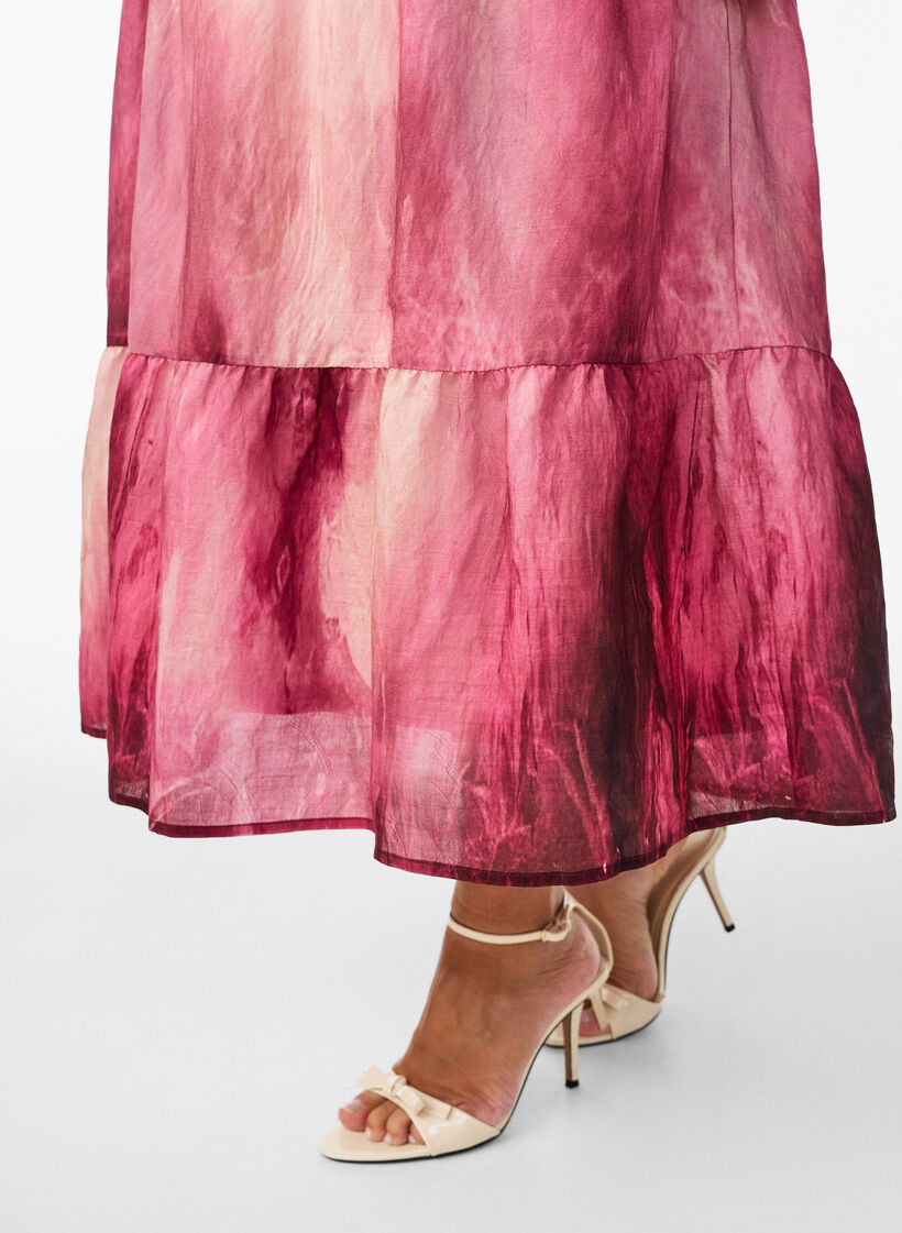 Midi halterjurk, Roze, Model image number 3
