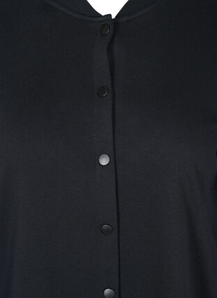 Sweaterjack met knoopsluiting, Black, Packshot image number 2