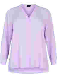 Overhemd met lange mouwen en v-hals, Purple Rose