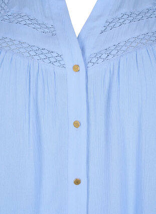 Mouwloze viscose blouse met gehaakt detail, Serenity, Packshot image number 2