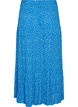 Lange rok met elastiek in de taille, Blauw, Packshot image number 1