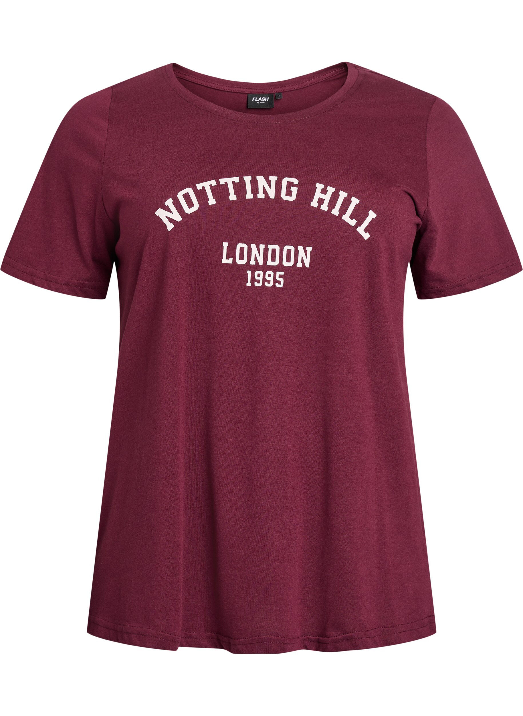 ZizziT-shirt met print, Rood, Packshot image number 0