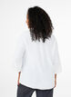 Blouse met 3/4 mouwen, Vanille, Model image number 2