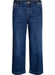 Kiana jeans met een straight-fit en hoge taille, Blauw, Packshot image number 0