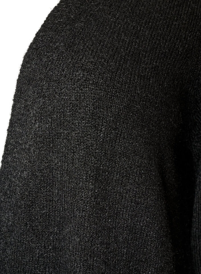 Lang vest met zakken, Zwart, Packshot image number 2
