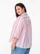 Blouse met kraag en 3/4 mouwen, Roze, Model image number 2
