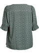 Shirtblouse met 1/2 mouwen, Groen, Packshot image number 1