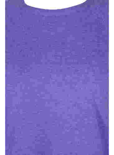 Gemêleerde gebreide trui, Purple Opulence Mel, Packshot image number 2