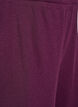 Lichte nachtshorts met ribde structuur en kanten afwerking, Donker Bordeaux, Packshot image number 2