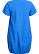 Katoenen jurk met korte mouwen, Blauw, Packshot image number 1