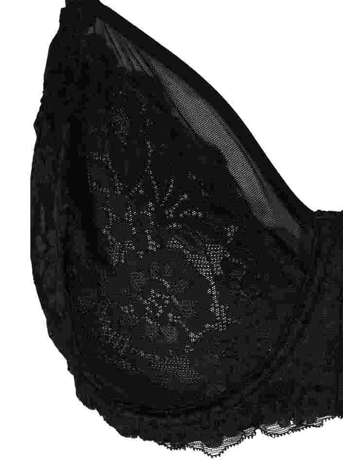 Figa bh met beugel en kanten rug, Black, Packshot image number 2