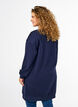 Lang sweatshirt met colourblock, Navy B. Color Block, Model image number 1
