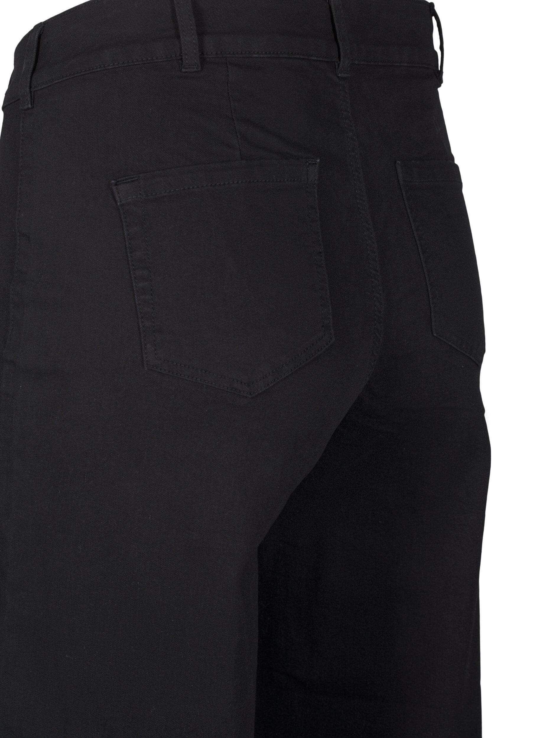 ZizziJeans met wijde pijpen, Zwart, Packshot image number 3
