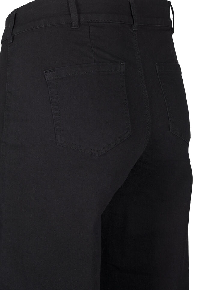 Jeans met wijde pijpen, Zwart, Packshot image number 3