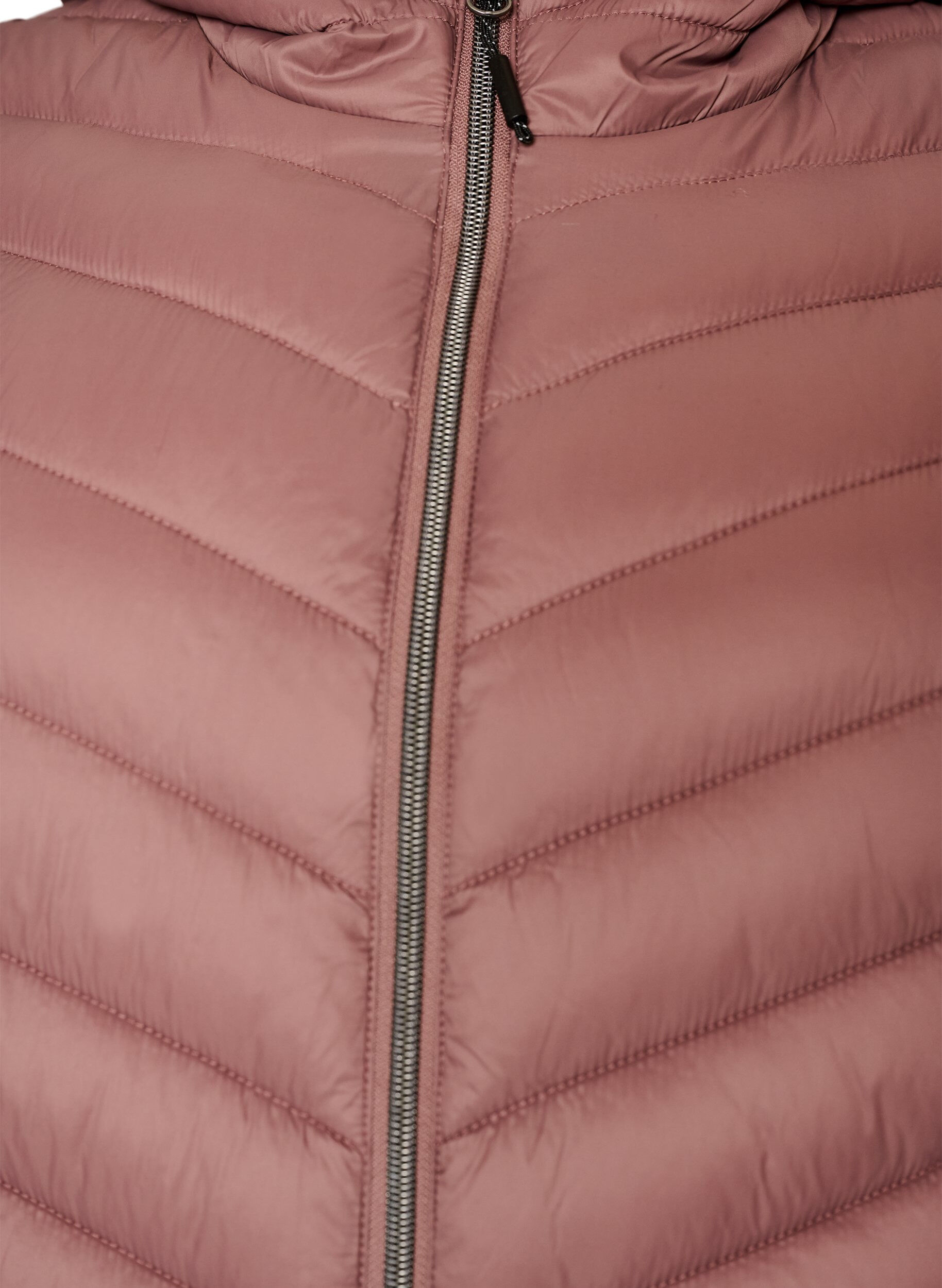 ZizziLichtgewicht jas met capuchon, Roze, Packshot image number 2