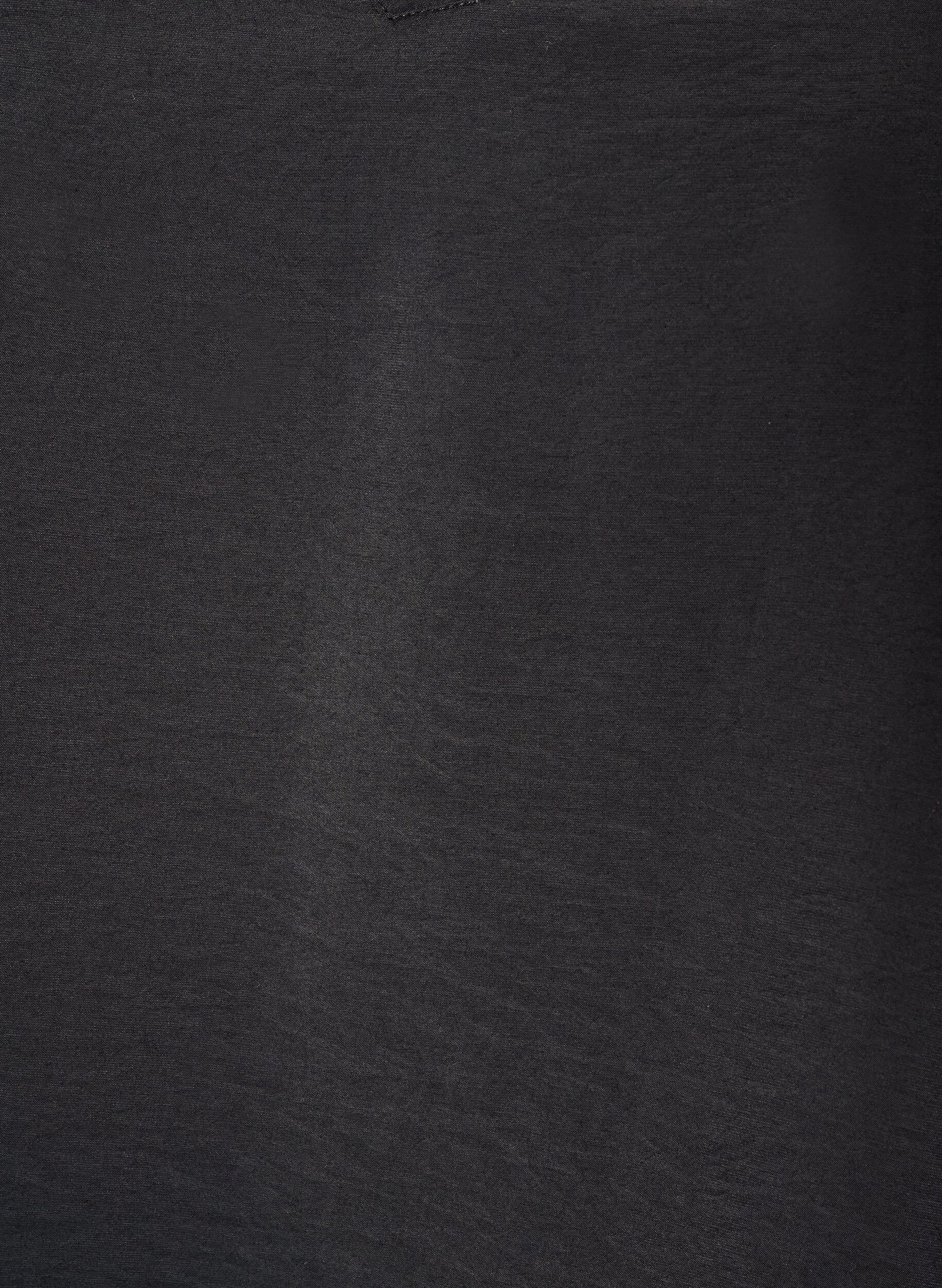 ZizziBlouse met balloneffect en chiffondetails, Zwart, Packshot image number 2