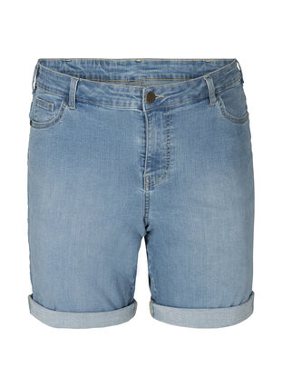Denim shorts, Lt Blue Denim, Packshot image number 0