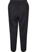 Jerseybroek met losse pasvorm, high waist en zakken, Zwart, Packshot image number 1