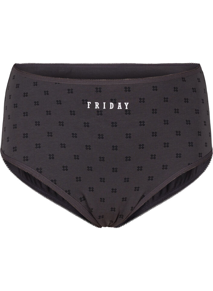 7-pack hipsterslip met normale taille, Donker Bordeaux, Packshot image number 3