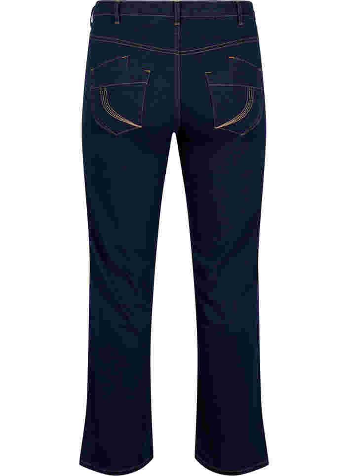 Regular fit Gemma jeans met hoge taille, Blue denim, Packshot image number 1