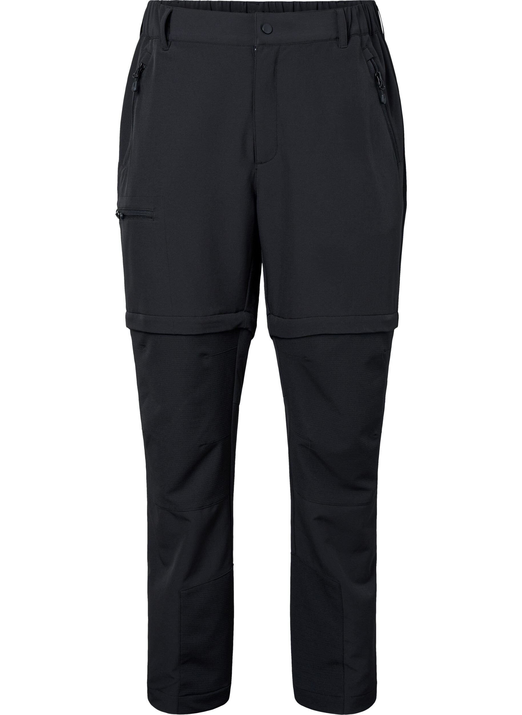 Zizzi 2 -in-1 wandelbroek, Black, Packshot image number 0