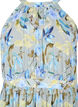 Gebloemde maxi-jurk met halternek, Wrought Iron AOP, Packshot image number 2