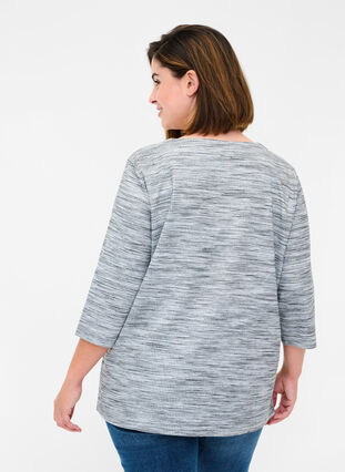 Basic sweatshirt, Light Grey Melange, Model image number 1