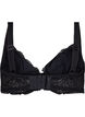 Support the breasts - beugelbeha met zakjes voor padding, Black, Packshot image number 1