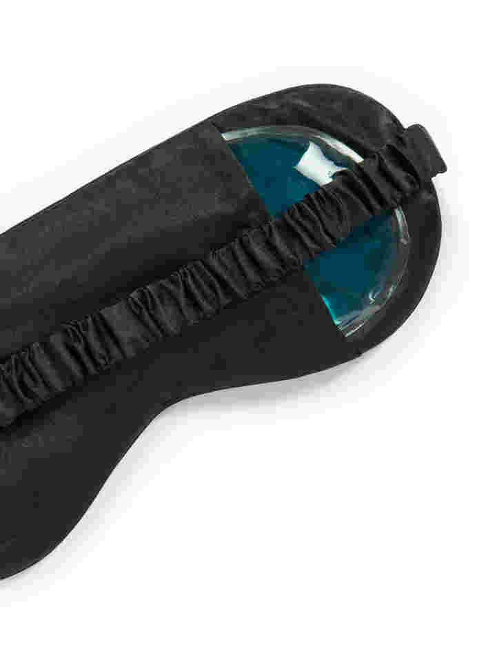 Slaapmasker met gel inleg, Black, Packshot image number 2