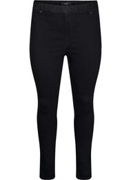 Jeggings met hoge taille, Zwart