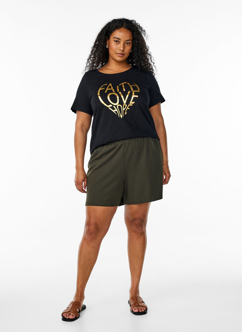 FLASH - T-shirt met motief, Zwart, Model image number 1