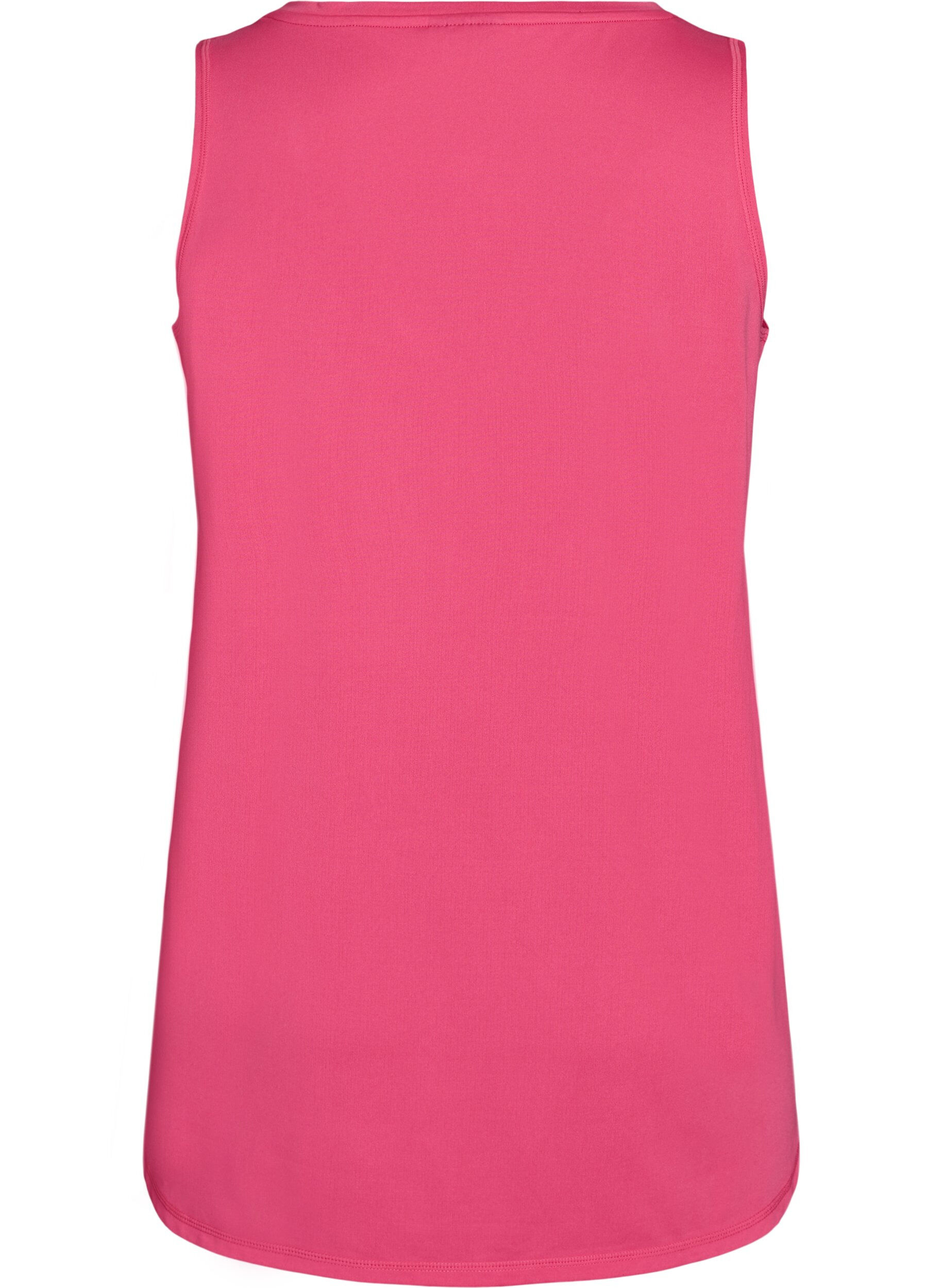 Zizzi Workout top met V-hals, Pink, Packshot image number 1
