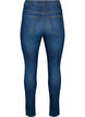 Super slanke destroyed Amy jeans met hoge taille, Dark blue, Packshot image number 1