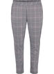 Cropped Maddison broek met geruit motief, Black Check, Packshot image number 0