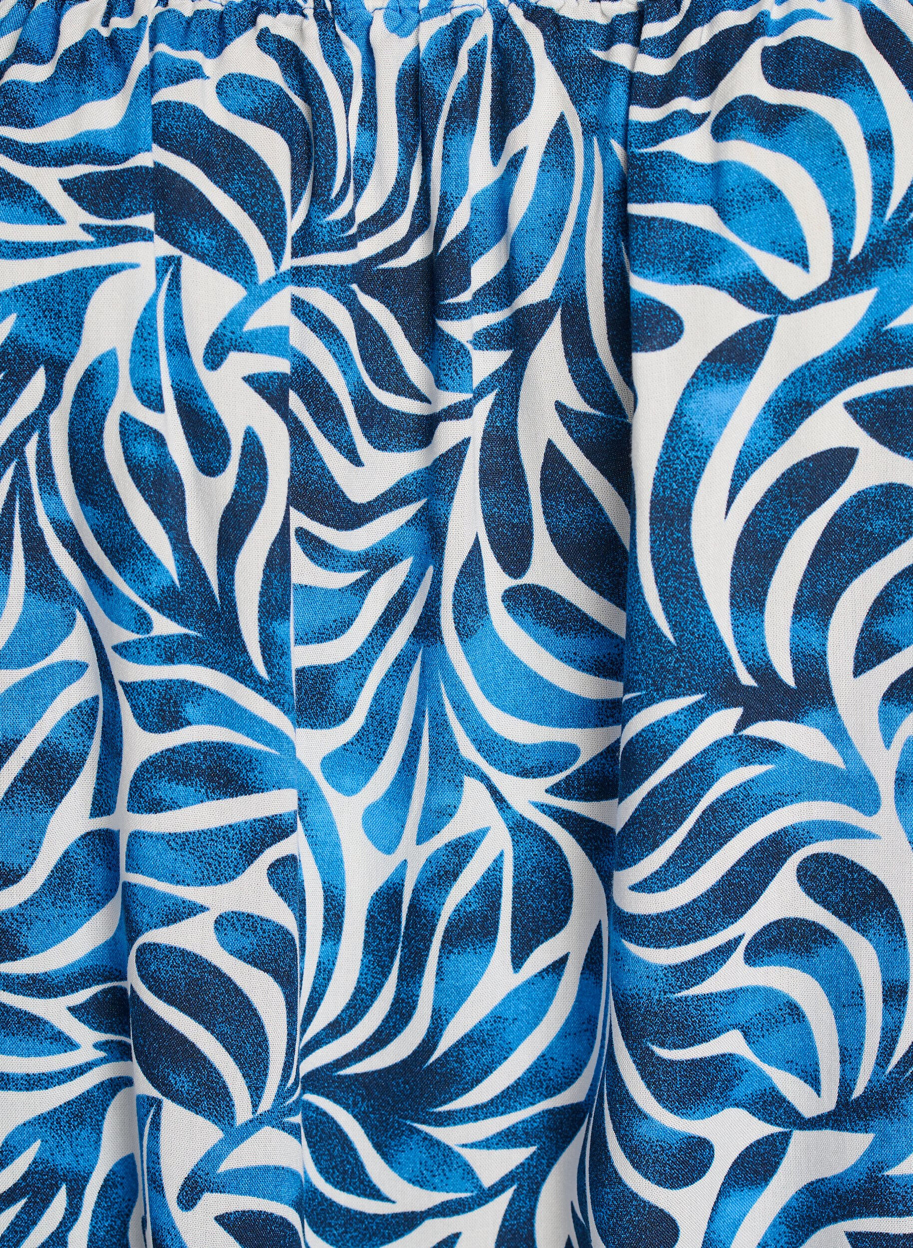 Zizzi Strandjurk in viscose met print, Blauw, Packshot image number 2