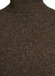 Gebreide vest met col, Bruin, Packshot image number 2